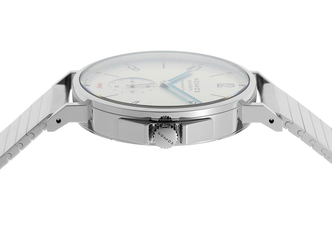 ノモス - グラスヒュッテ タンジェント スポーツ ネオマティック 42 デイト | NOMOS | TNS161011W2M | SS シルバー文字盤 自動巻き ブレスレット | 未使用品