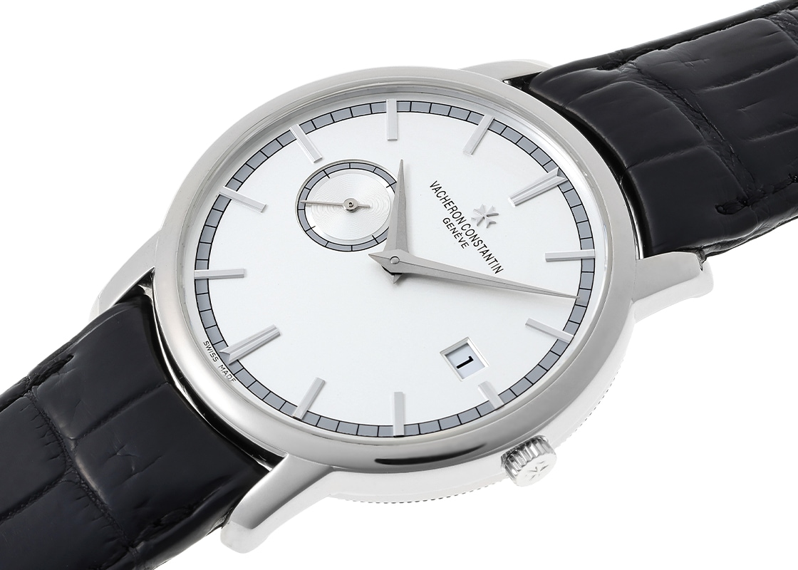 ヴァシュロンコンスタンタン - トラディショナル オートマティック | VACHERON CONSTANTIN | 87172/000G-9301 | WG シルバー文字盤 自動巻き レザー | 中古