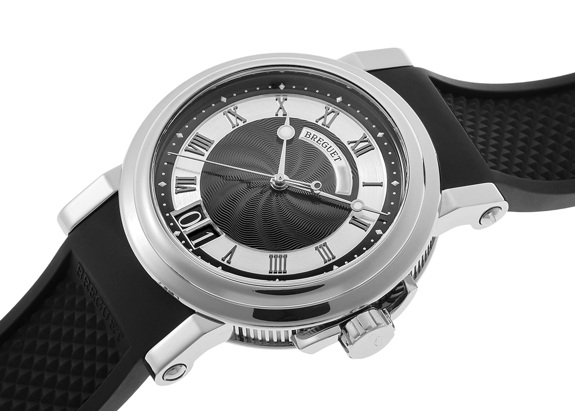 ブレゲ - マリーン II ラージデイト | BREGUET | 5817ST/92/5V8 | SS 黒文字盤 自動巻き ラバー | 中古