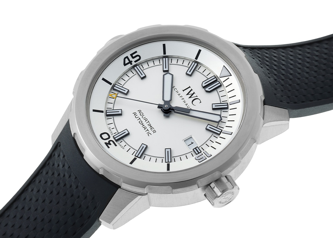 IWC - アクアタイマー オートマティック | INTERNATIONAL WATCH COMPANY | IW329003 | SS シルバー文字盤 自動巻き ラバー | 中古