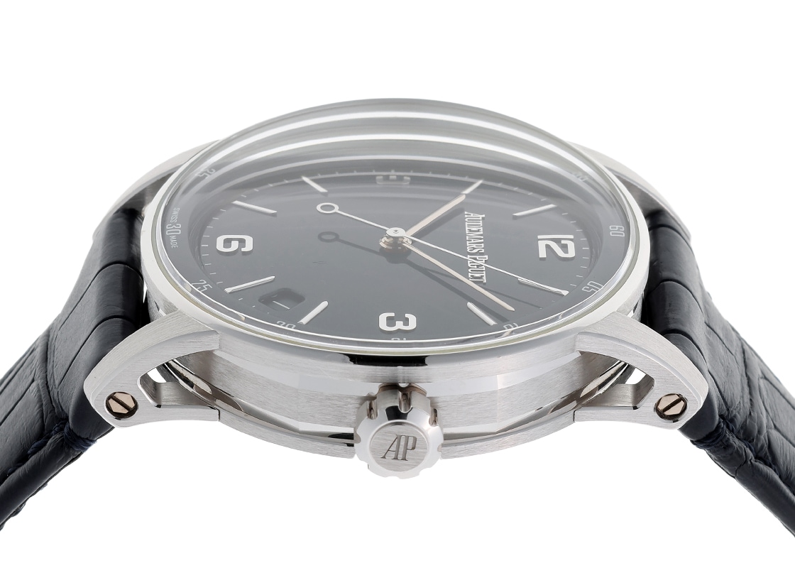 オーデマピゲ - CODE11.59 バイ オーデマピゲ オートマティック | AUDEMARS PIGUET | 15210BC.OO.A321CR.01 | WG ブルー文字盤 自動巻き レザー | 委託品 | 中古