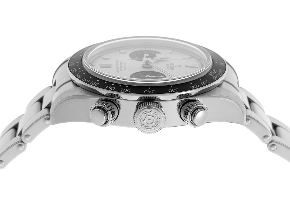 チューダー - ブラックベイ クロノグラフ | TUDOR | M79360N-0002 | SS シルバー文字盤 自動巻き ブレスレット | 中古