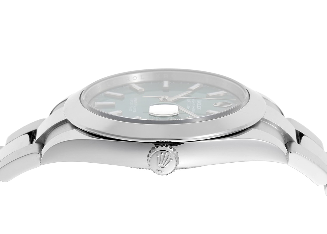 ロレックス - オイスター パーペチュアル デイトジャスト | ROLEX | 126300 | SS ミントグリーン文字盤 自動巻き ブレスレット | 未使用品