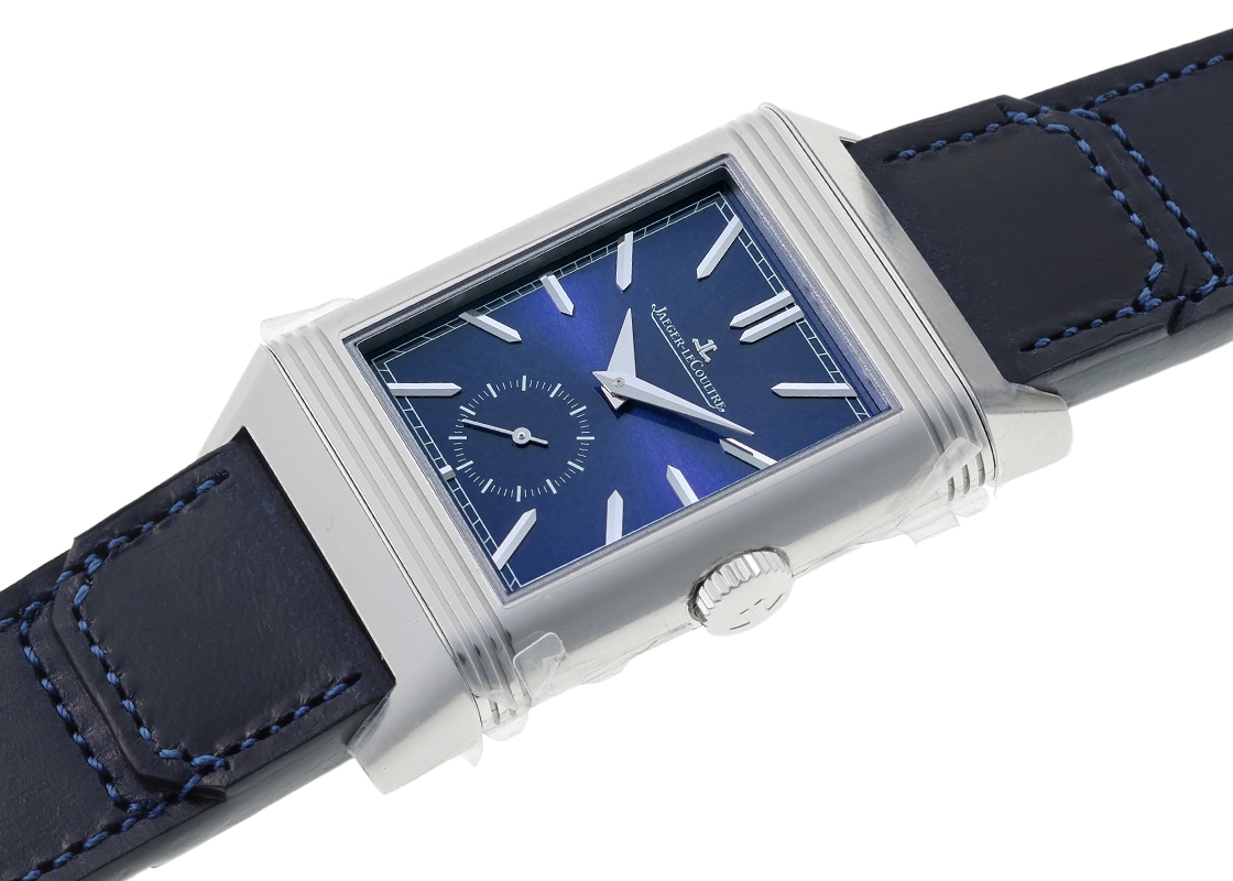 ジャガー・ルクルト - レベルソ トリビュート デュオ スモールセコンド | JAEGER-LECOULTRE | Q3988481(215.8.D4) | SS ブルー文字盤 手巻き レザー | 未使用