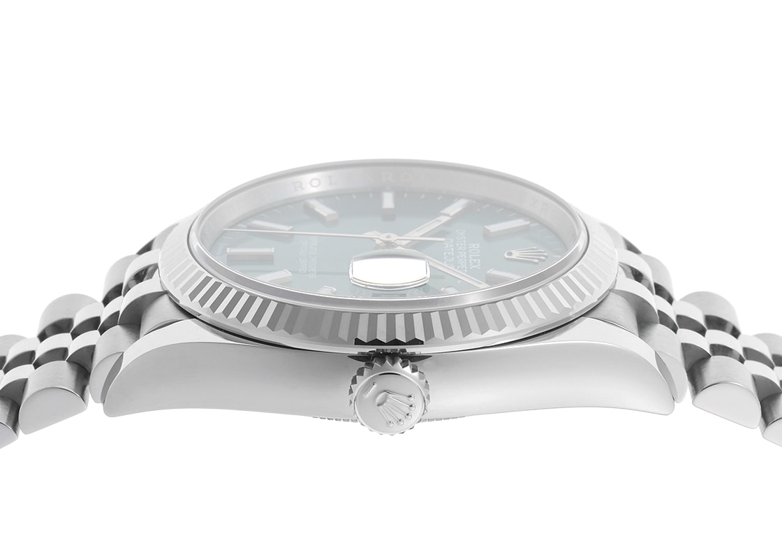 ロレックス - オイスター パーペチュアル デイトジャスト | ROLEX | 126234 | WG&SS ミントグリーン文字盤 自動巻き ブレスレット | 未使用品
