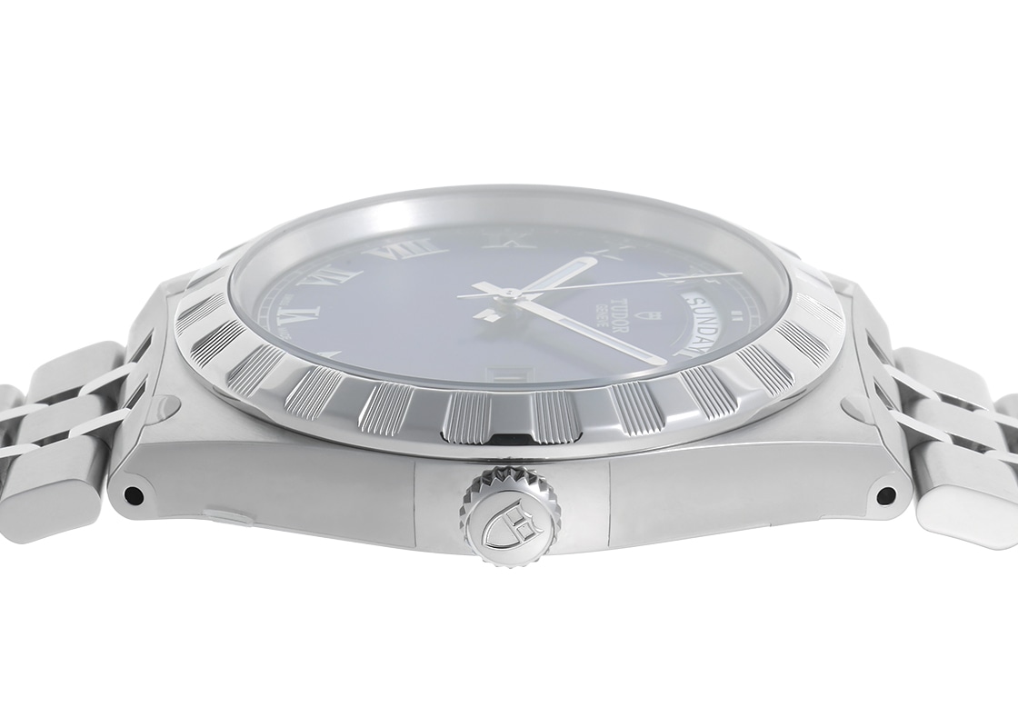 チューダー - ロイヤル デイデイト | TUDOR | M28600-0005 | SS ブルー文字盤 自動巻き ブレスレット