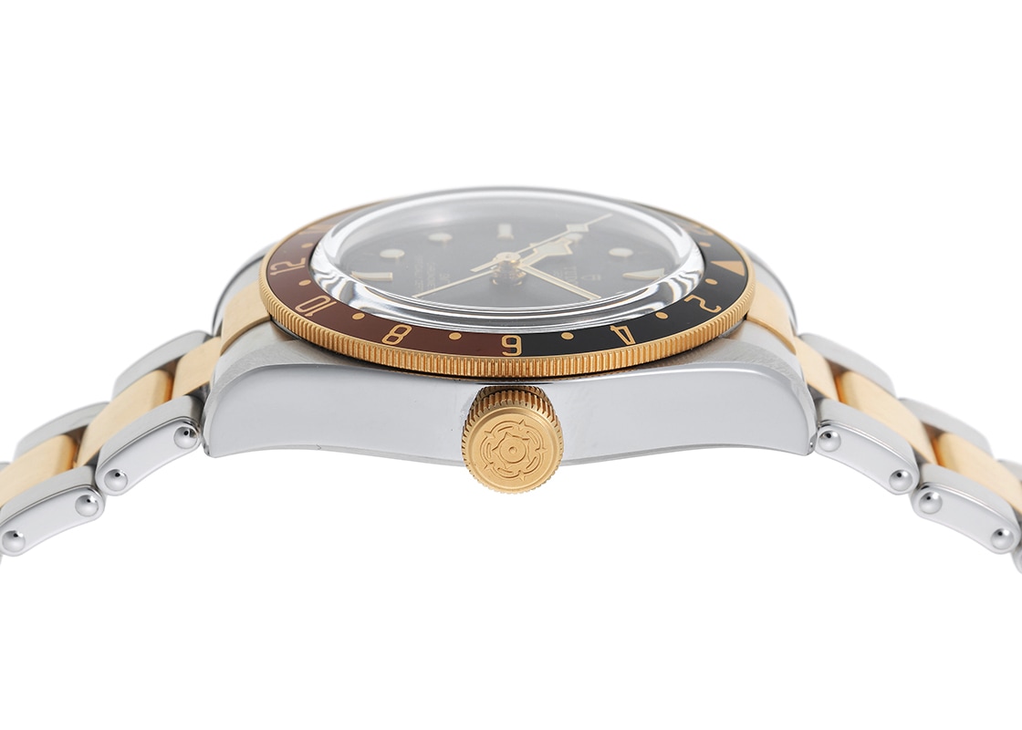 チューダー - ブラックベイ GMT | TUDOR | M79833MN-0001 | YG&SS 黒文字盤 自動巻き ブレスレット | 中古