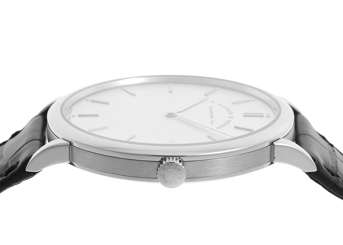 A.ランゲ&ゾーネ - サクソニア フラッハ | A.LANGE&SOHNE | 211.026(LS2113AJ) | WG シルバー文字盤 手巻き レザー | 中古