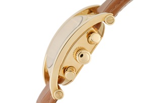 ブルガリ AA44C13GLDCH アショーマ クロノグラフ 44mm YG 白文字盤 レザー