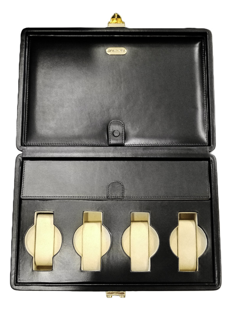 オービタ - コレクションボックス | Orbita | Verona 8 8本収納 ブラック レザー |