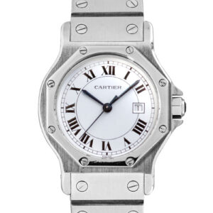 カルティエ - サントス オクタゴン | CARTIER | 29mm SS 白文字盤 自動巻き ブレスレット | 中古 |