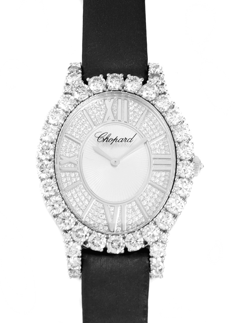 ショパール - ルール ドゥ ディアマン ミディアム オーバル | CHOPARD | 139383-1201 WG ダイヤモンド文字盤 手巻き サテン |