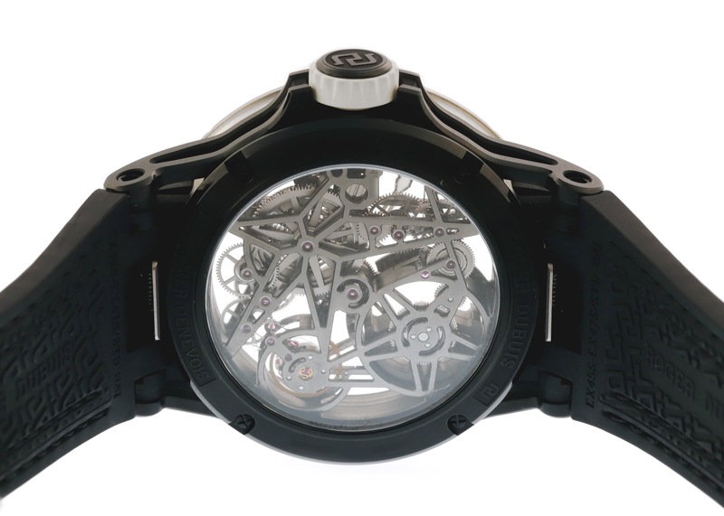 ロジェデュブイ - エクスカリバー スパイダー 45 | ROGER DUBUIS | DBEX0715 | TI スケルトン文字盤 手巻き ラバーカーフ | 未使用品 |