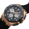 コピーオーデマピゲ - ロイヤルオークオフショア クロノグラフ | AUDEMARS PIGUET | 26420RO.OO.A002CA.01 | PG＆CE 黒文字盤 自動巻き ラバー | 未使用品 |