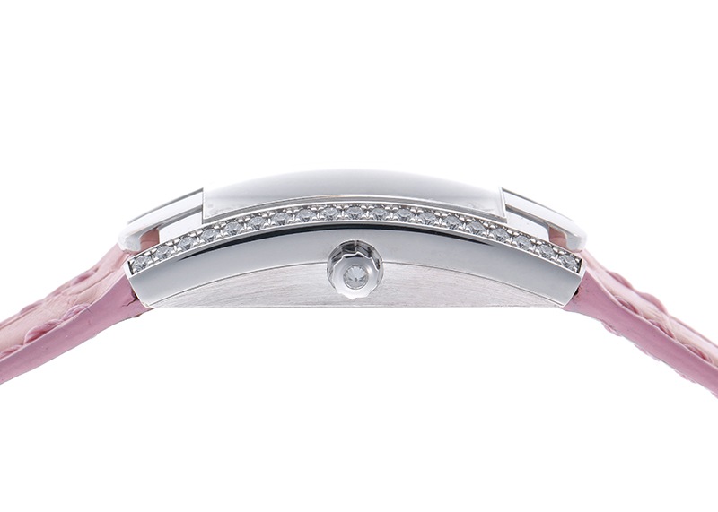 ハリーウィンストン - アヴェニューC ミニ 12・3・6・9ダイヤモンド | HARRY WINSTON | AVCQHM16WW041 | WG シルバー文字盤 クォーツ レザー | 中古 |