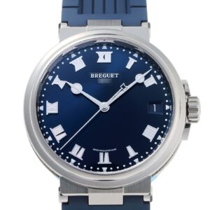 ブレゲ - マリーン | Breguet | 5517TI/Y1/5ZU | TI ブルー文字盤 自動巻き ラバー |