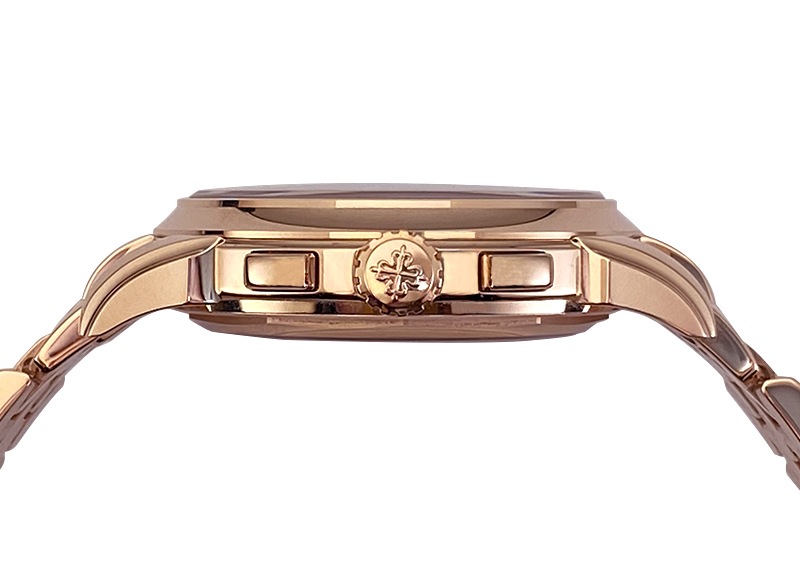 パテックフィリップ - パーペチュアルカレンダー クロノグラフ | PATEK PHILIPPE | 5270/1R-001 | RG 黒文字盤 手巻き ブレスレット | 委託品 | 未使用品 |