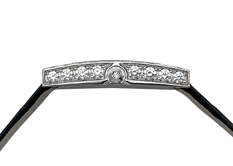 ハリーウィンストン - アヴェニュー エリプティック | HARRY WINSTON | AVEQHM21WW242 | WG ブラックシェル文字盤 クォーツ レザー | 委託品 | 中古