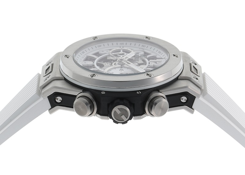 ウブロ - ビッグバン ウニコ ホワイト&ブラック 日本限定 | HUBLOT | 411.NE.2010.LR.JSM15 | TI スケルトン文字盤 自動巻き ラバーアリゲーター | 中古