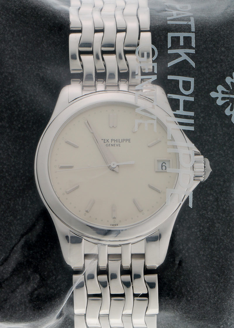 パテックフィリップ - カラトラバ | PATEK PHILIPPE | 5107/1G | WG 白文字盤 自動巻き ブレスレット | レストア | 中古