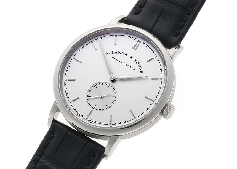 A.ランゲ&ゾーネ - サクソニア | A.LANGE&SOHNE | 216.026 | WG シルバー文字盤 手巻き レザー | 中古