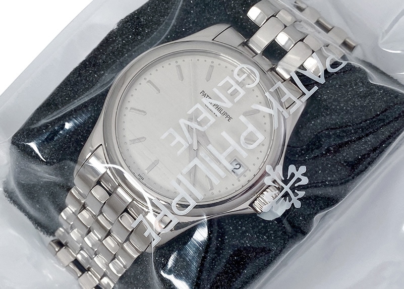 パテックフィリップ - カラトラバ | PATEK PHILIPPE | 5127/1G-001 | WG シルバー文字盤 自動巻き ブレスレット | レストア