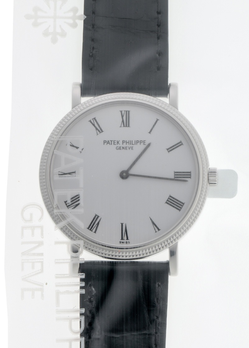 パテックフィリップ - カラトラバ | PATEK PHILIPPE | 5120G‐001 | WG 白文字盤 自動巻き レザー | レストア | 中古