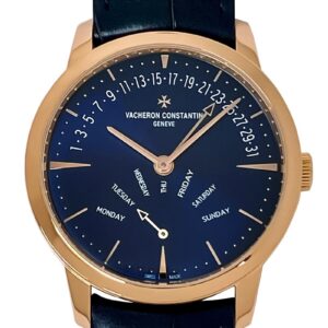 ヴァシュロンコンスタンタン - パトリモニー レトログラード デイデイト | VACHERON CONSTANTIN | 4000U/000R-B516 | PG ブルー文字盤 自動巻き レザー | 委託品 | 中古