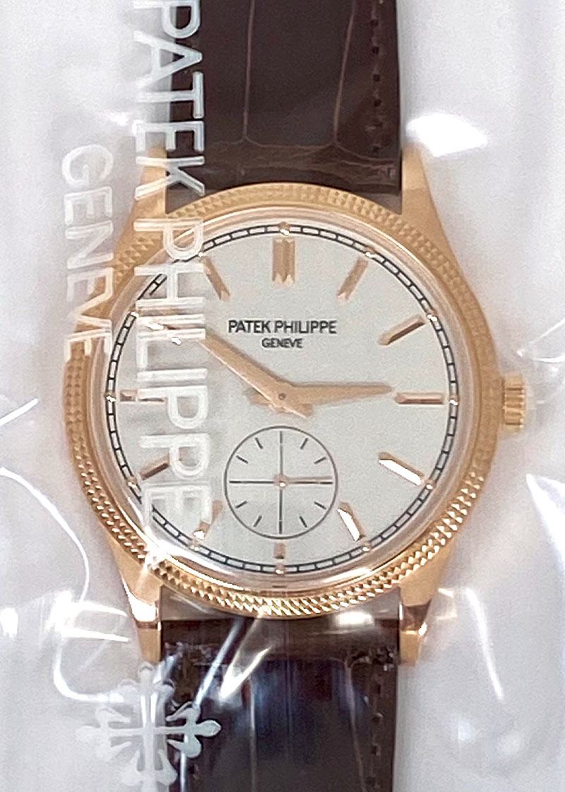 パテックフィリップ - カラトラバ | PATEK PHILIPPE | 6119R-001 | RG シルバー文字盤 手巻き レザー | 中古