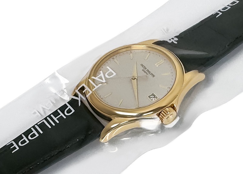 パテックフィリップ - カラトラバ | PATEK PHILIPPE | 5127J-001 | YG シルバー文字盤 自動巻き レザー | 委託品 | レストア | 中古
