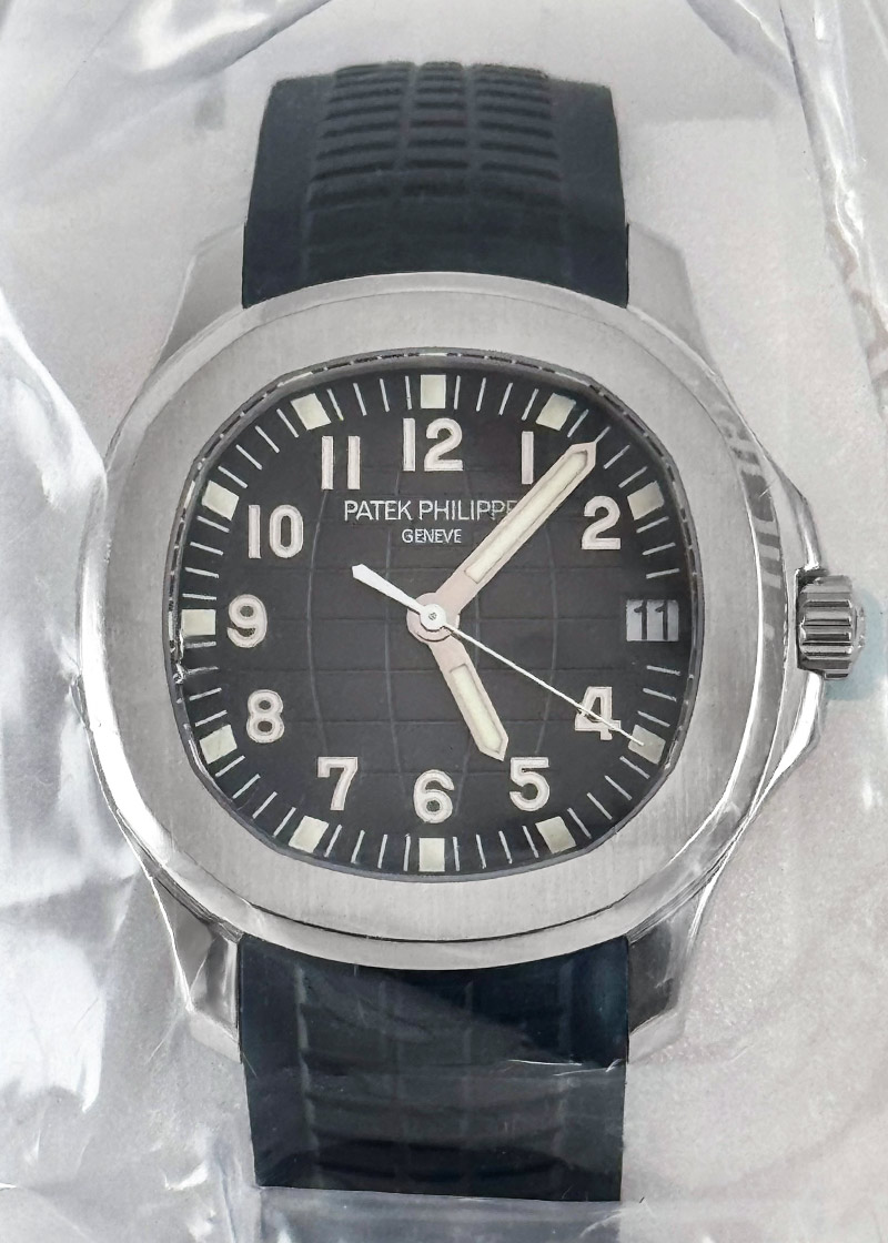 パテックフィリップ - アクアノート | PATEK PHILIPPE | 5165A-001 | SS 黒文字盤 自動巻き ラバー | レストア