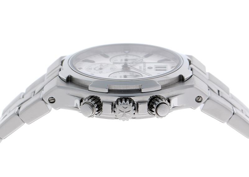 ヴァシュロンコンスタンタン - オーヴァーシーズ クロノグラフ | VACHERON CONSTANTIN | 49140/423A-8790 | SS シルバー文字盤 自動巻き ブレスレット | 中古