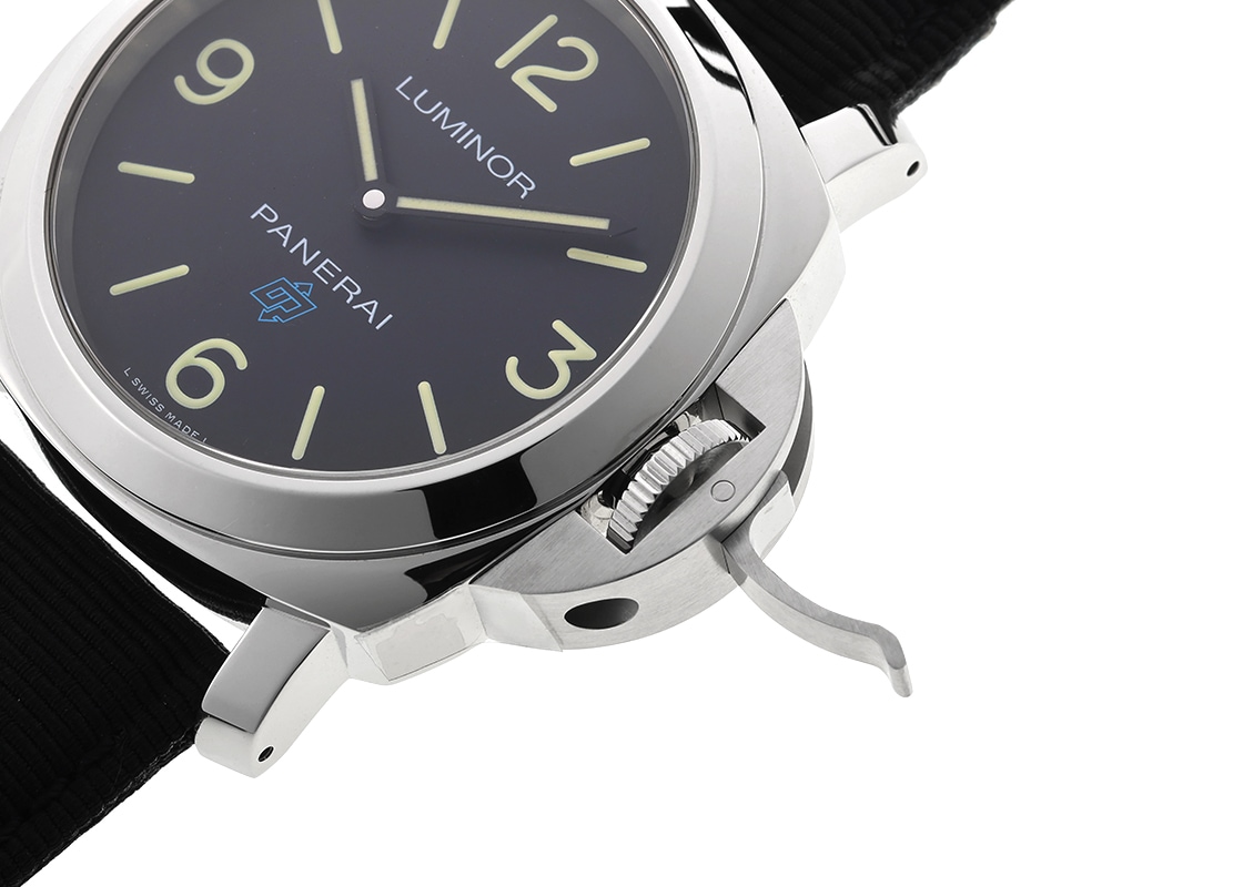 オフィチーネパネライ - ルミノール ベース ロゴ | OFFICINE PANERAI | PAM00774 | SS 黒文字盤 手巻き ナイロン | 中古