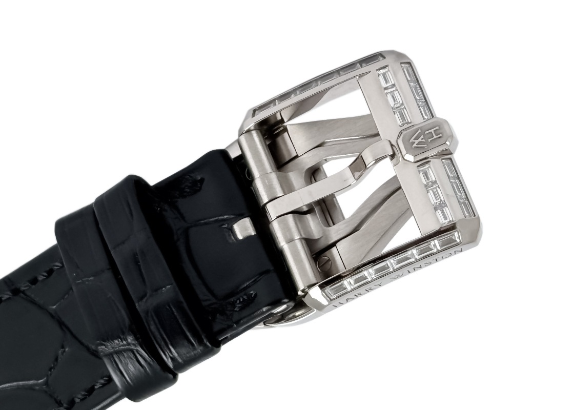 ハリーウィンストン - オーシャン ムーンフェイズ オートマティック 20本限定 | HARRY WINSTON | OCEAMP42WW001 | WG スケルトン文字盤 自動巻き レザー | 委託品 | 中古