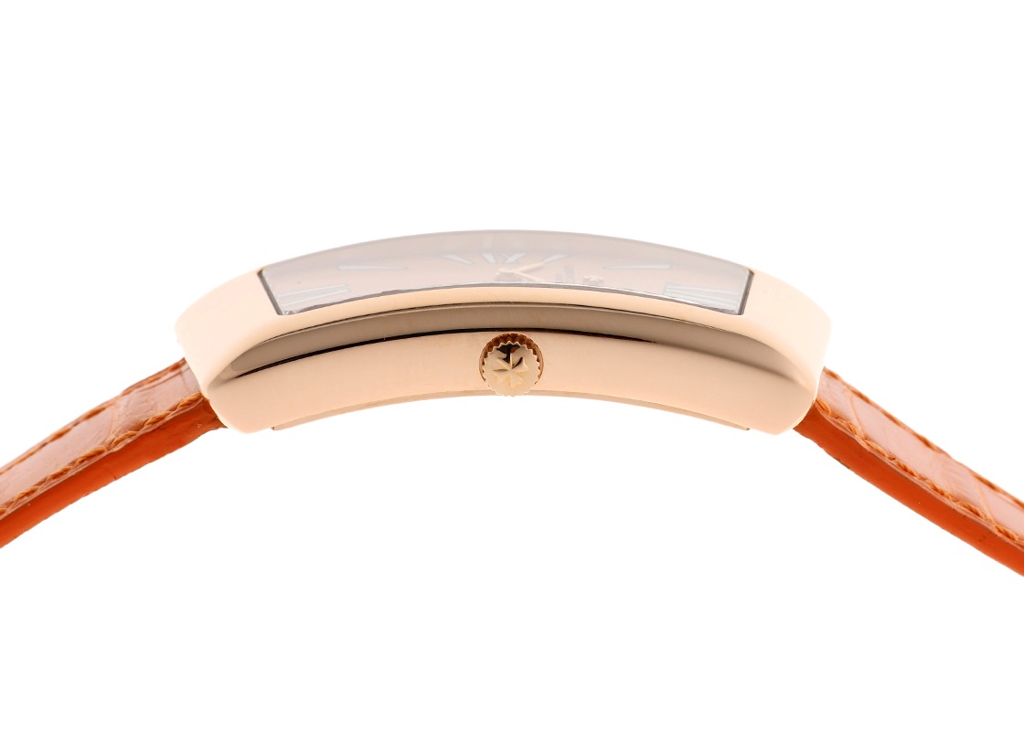 ヴァシュロンコンスタンタン - アシメトリカル グランカーブ | VACHERON CONSTANTIN | 25010/OOOR-9121 | RG ピンク文字盤 クォーツ レザー | 中古