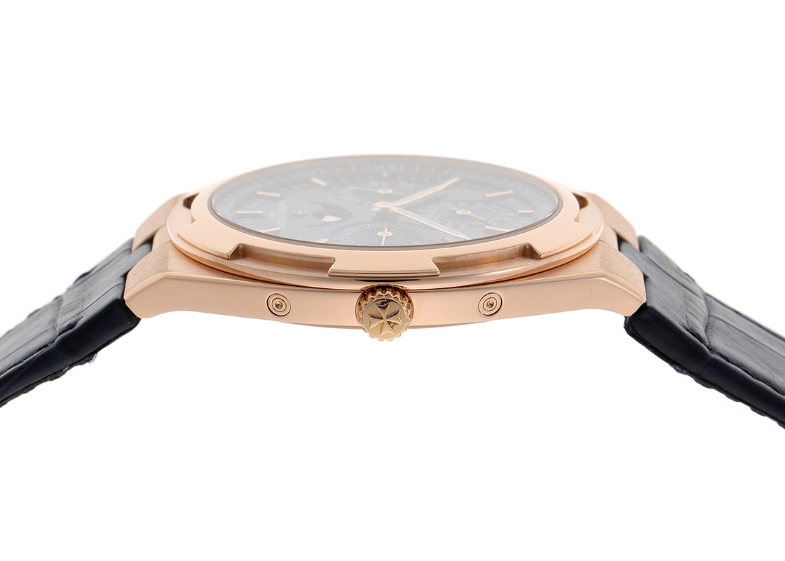 ヴァシュロンコンスタンタン - オーヴァーシーズ エクストラフラット パーペチュアルカレンダー | VACHERON CONSTANTIN | 4300V/000R-B509 | PG ブルー文字盤 自動巻き レザー | 中古
