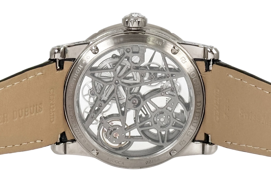 ロジェデュブイ - エクスカリバー モノバランシエ 28本限定 | ROGER DUBUIS | RDDBEX0807 | WG スケルトン文字盤 自動巻き レザー | 委託品 | 中古