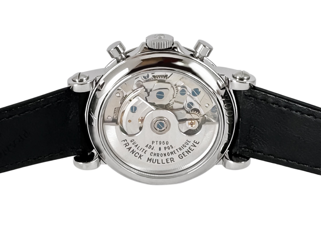 フランクミュラー - ラウンド クロノグラフ | FRANCK MULLER | 7000CC | SS シルバー文字盤 自動巻き レザー | 委託品 | 中古