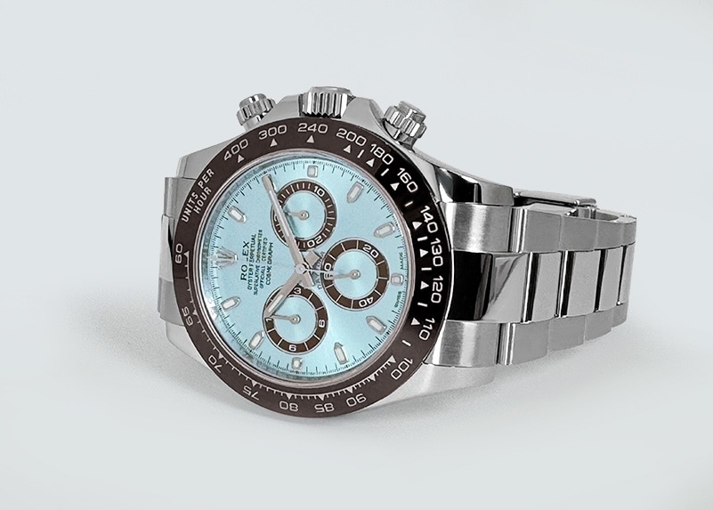 ロレックス - オイスター パーペチュアル コスモグラフ デイトナ | ROLEX | 116506 | PT アイスブルー文字盤 自動巻き ブレスレット | 中古