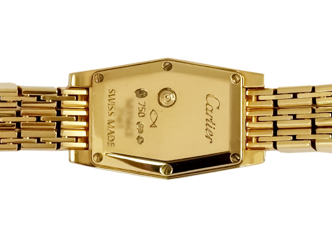 カルティエ - ヘキサゴナル ラニエールSM | CARTIER | WJ2008XC | YG シルバー文字盤 クォーツ ブレスレット | 委託品 | 中古