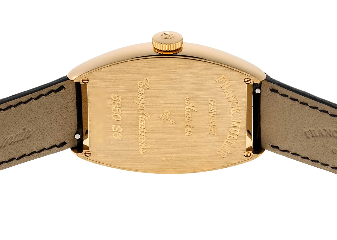 フランクミュラー - トノウカーベックス | FRANCK MULLER | 5850S6 | YG シャンパン文字盤 自動巻き レザー | 委託品 | 中古