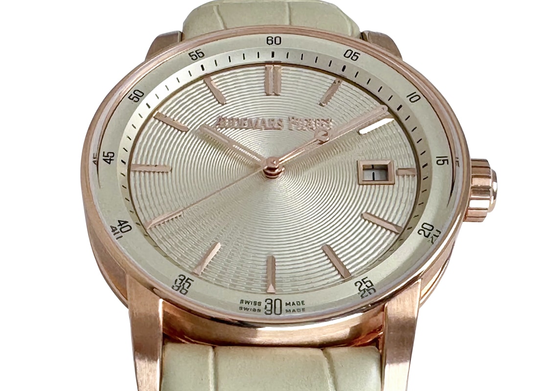 オーデマピゲ - CODE.11.59 バイ オーデマピゲ | AUDEMARS PIGUET | 77410OR.OO.A825CR.01 | PG アイボリー文字盤 自動巻き レザー | 中古