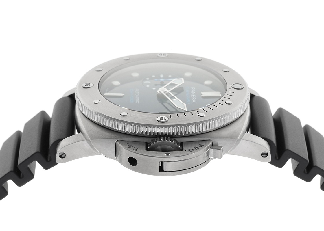 オフィチーネパネライ - サブマーシブル | OFFICINE PANERAI | PAM00692 | BMG-Tech ブルー文字盤 自動巻き ラバー | 中古