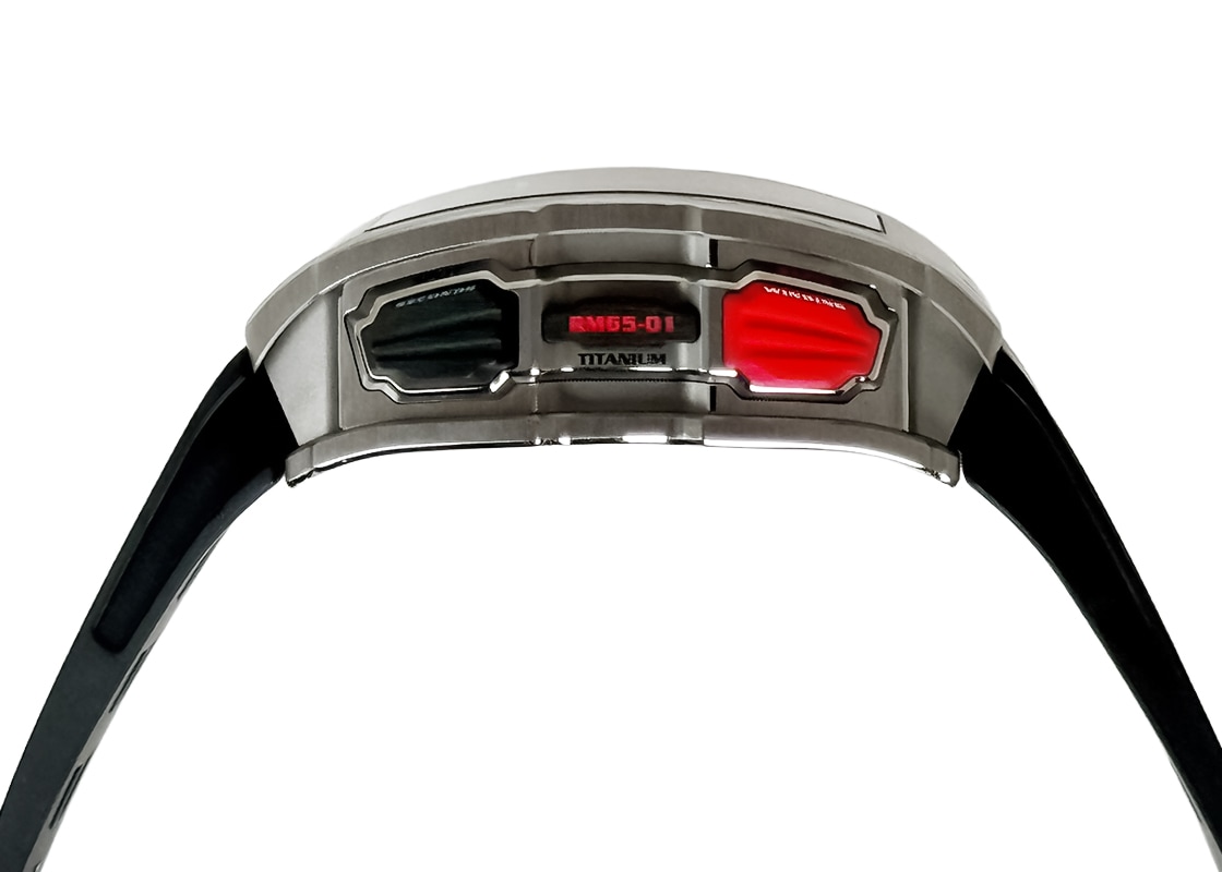 リシャールミル - オートマティック スプリットセコンド クロノグラフ | RICHARD MILLE | RM65-01 | TI スケルトン文字盤 自動巻き ラバー | 中古