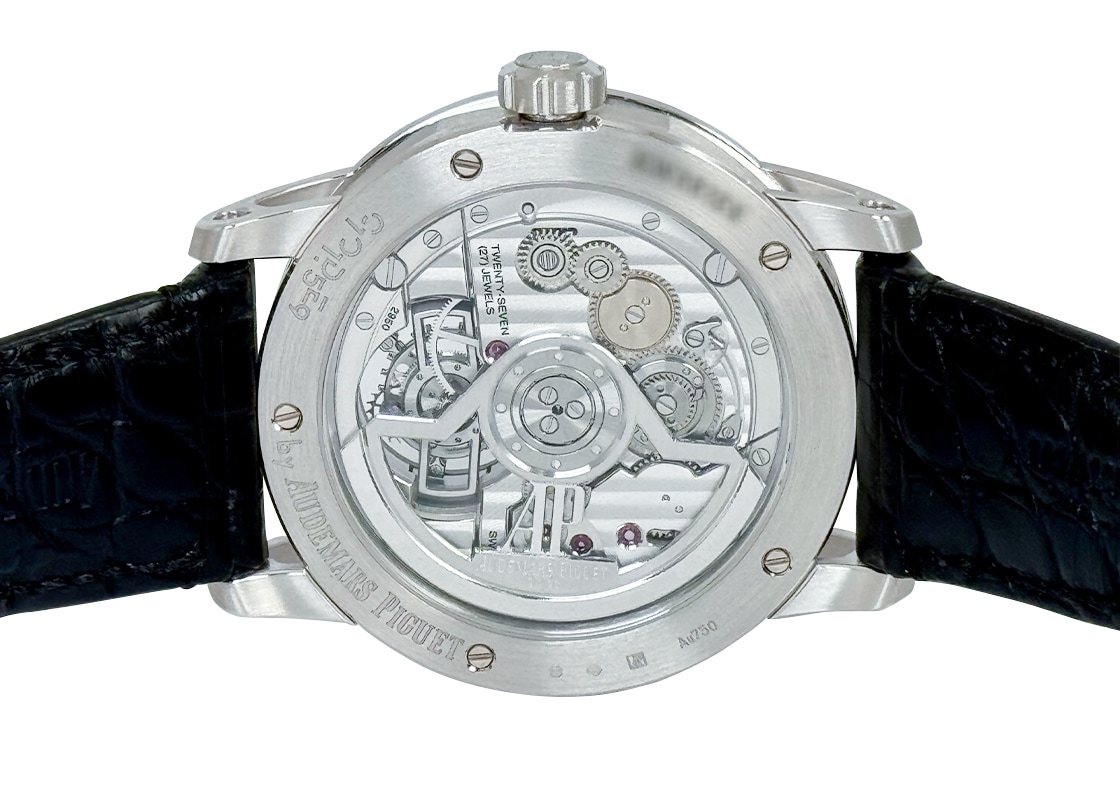 オーデマピゲ - CODE11.59 バイオーデマピゲ フライング トゥールビヨン | AUDEMARS PIGUET | 26396BC.OO.D002CR.01 | WG アベンチュリンエナメル文字盤 自動巻き レザー | 委託品 | 中古