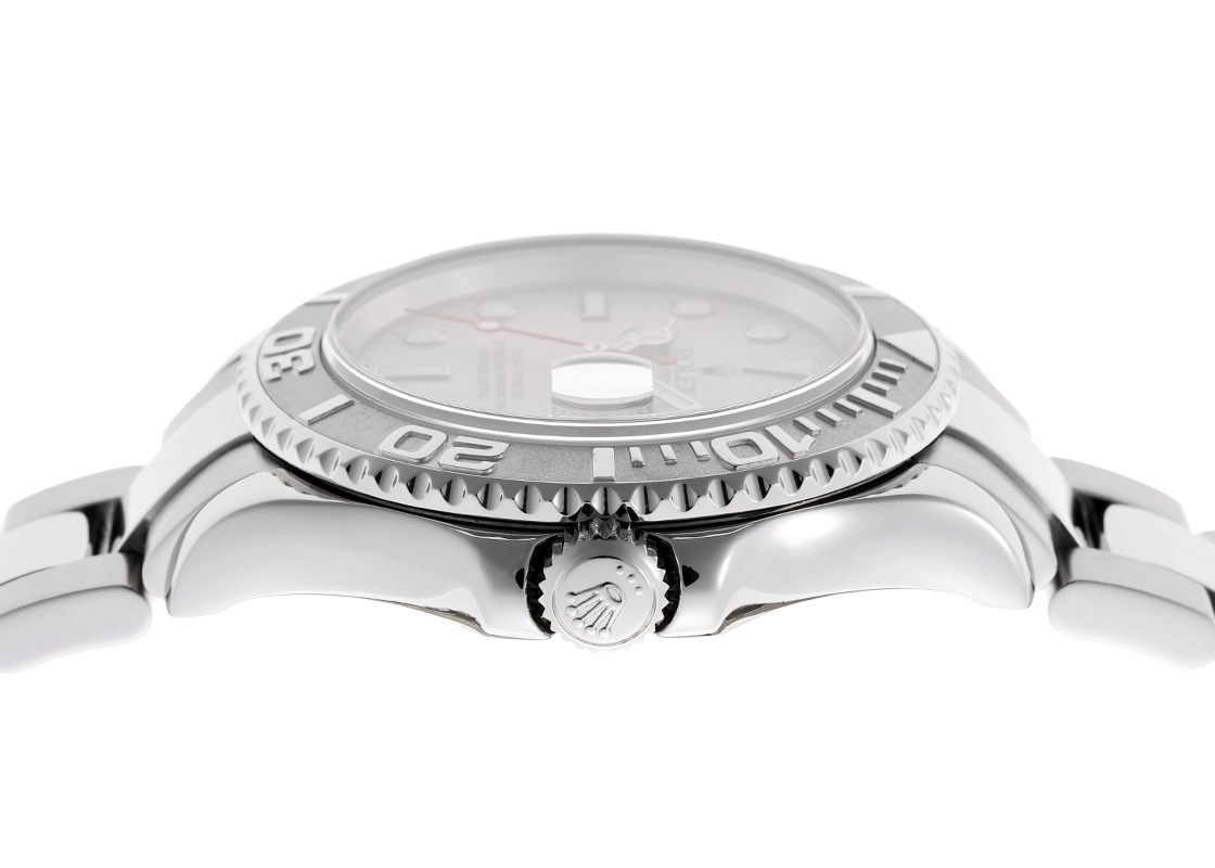 ロレックス - オイスター パーペチュアル ヨットマスター | ROLEX | 16622 | PT&SS シルバー文字盤 自動巻き ブレスレット | 中古