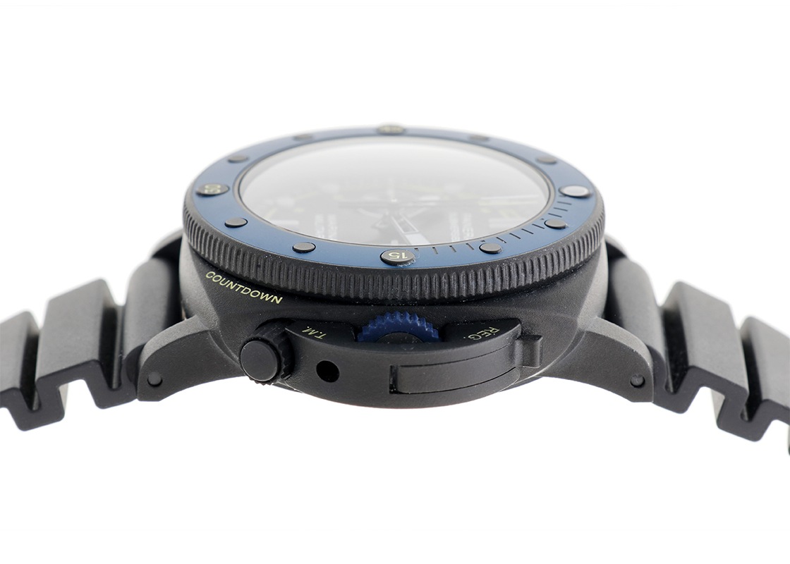 オフィチーネパネライ - サブマーシブル フォルツスペシャリ | OFFICINE PANERAI | PAM02239 | DLC 黒文字盤 自動巻き ラバー | 中古