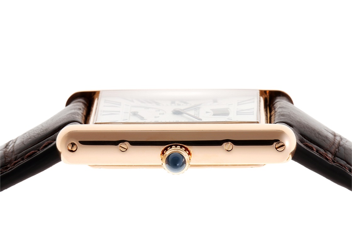 カルティエ - タンク ルイ カルティエ XL マニュアルデイト | CARTIER | W1560003 | PG シルバー文字盤 手巻き レザー | 中古