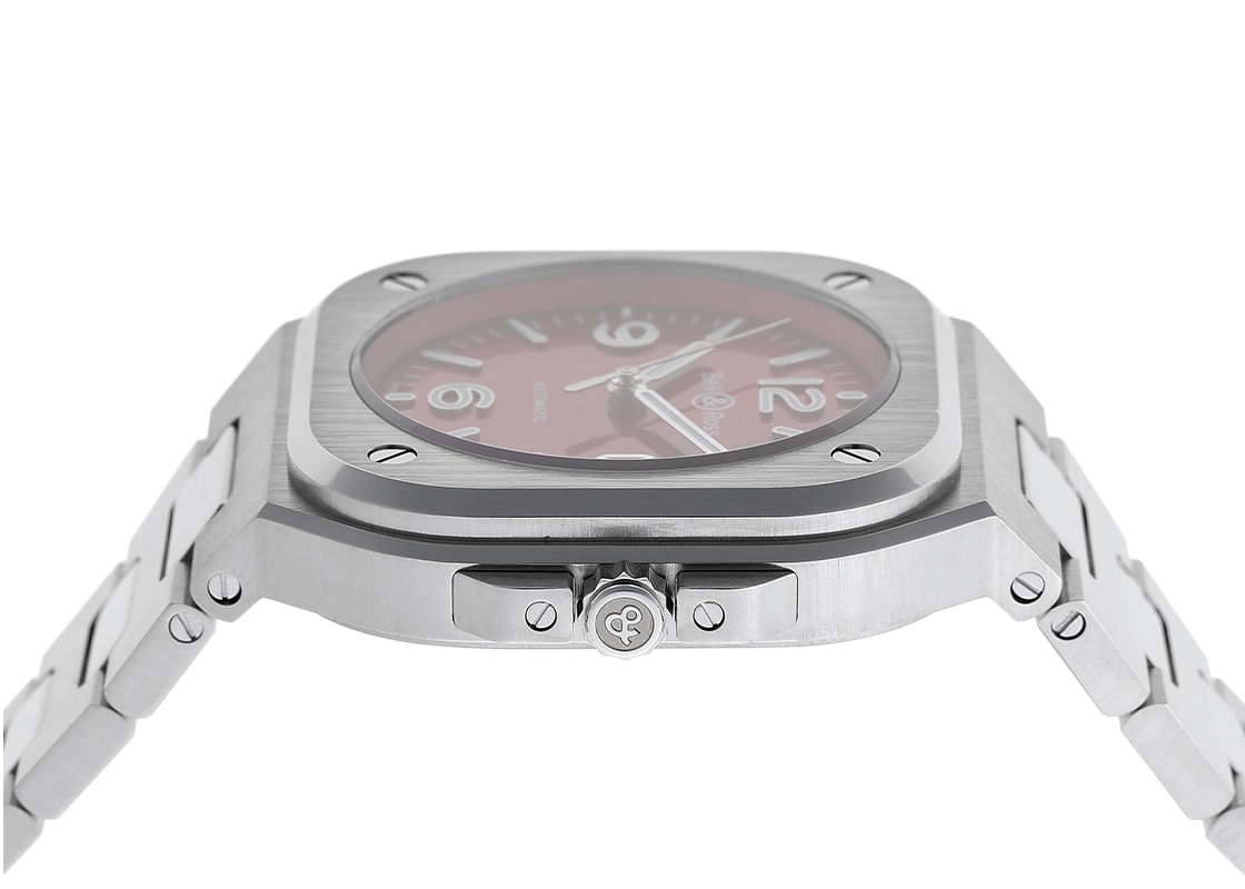 ベル&ロス - BR 05 Red Steel 日本99本限定 | BELL&ROSS | BR05A-R-ST/SST | SS レッド文字盤 自動巻き ブレスレット | 中古