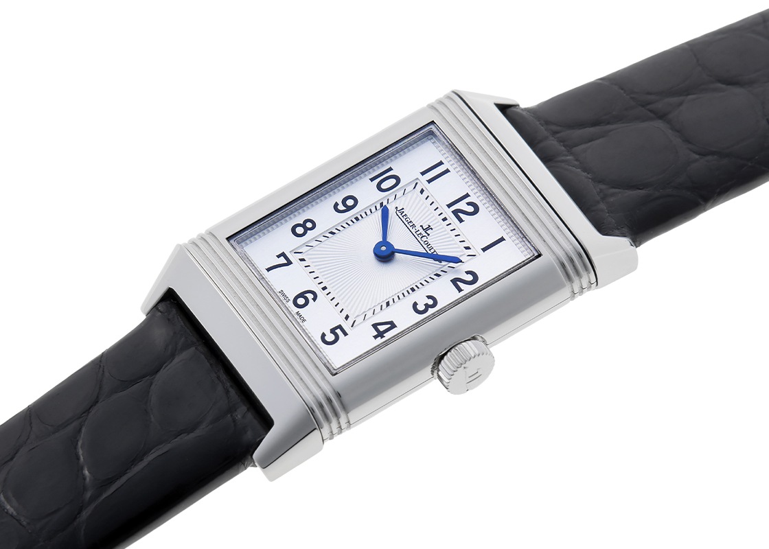 ジャガールクルト - レベルソ クラシック スモール | JAEGER LECOULTRE | Q2618430(211.8.47) | SS シルバー文字盤 クォーツ レザー | 中古